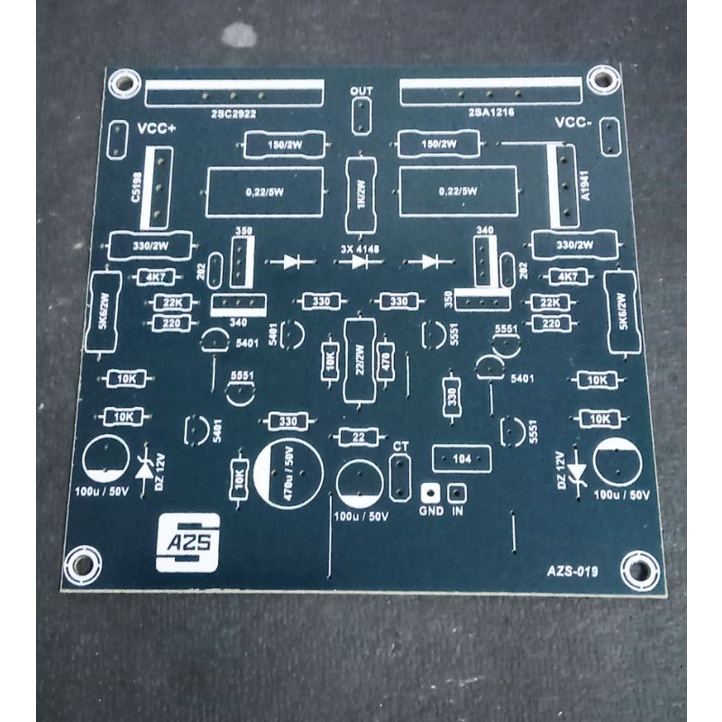 PCB TBM Flat  2 Ohm AZS 019