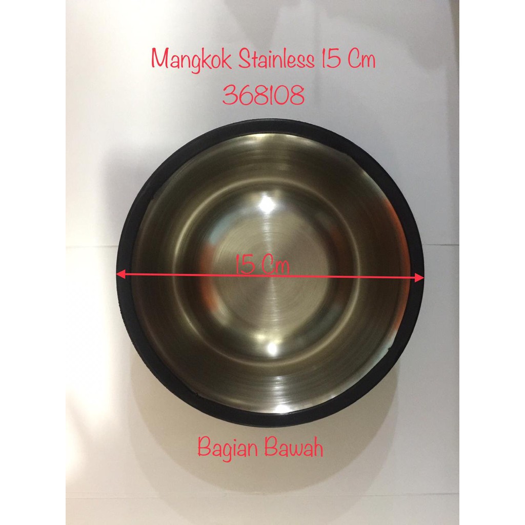 Mangkuk Mangkok Stainless Pet 15Cm - 368108 Anjing Kucing