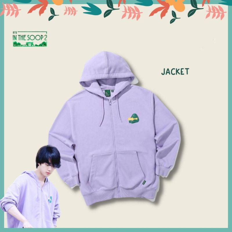 JECKET IN THE SOOP SEASON 2 BTS + FREEBIES - JECKET BTS UNOFFICIAL - HOODIE WANITA STYLE KOREA  - HO