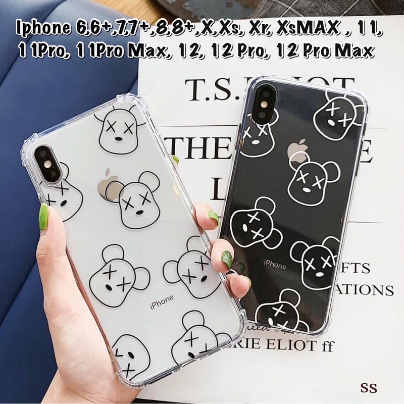 Anticrack Kaws Case Iphone 6 6s 6s+ 6+ 7 7+ 8 8+ X Xs Xr XsMAX 11 11Pro 11ProMax 12 12Pro 12ProMax