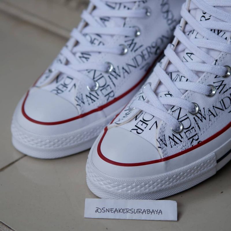 JW Anderson x Converse Chuck Taylor 1970s Hi White Grid