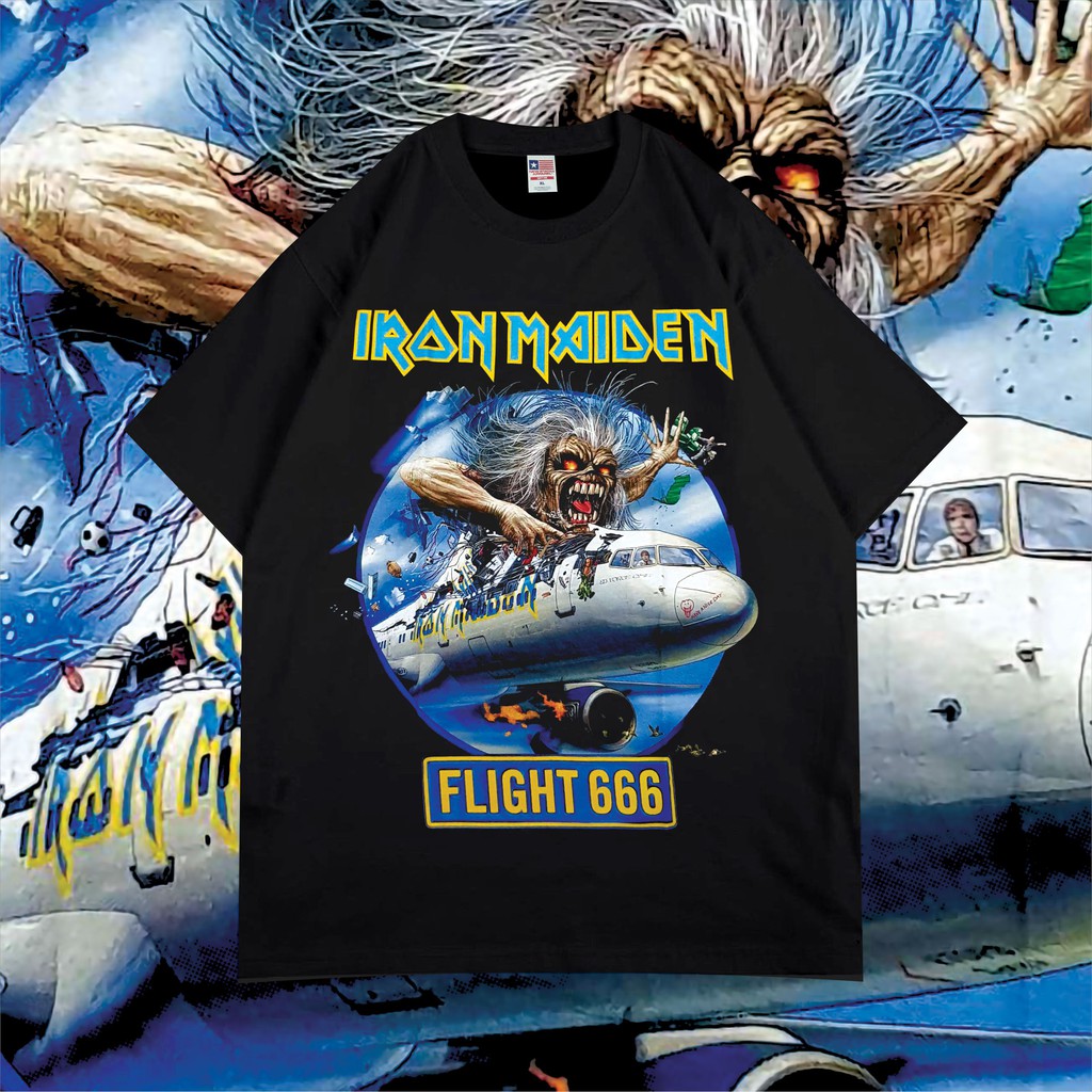 IRON MAIDEN AIRPLANE VINTAGE BOOTLEG - PREMIUM KAOS