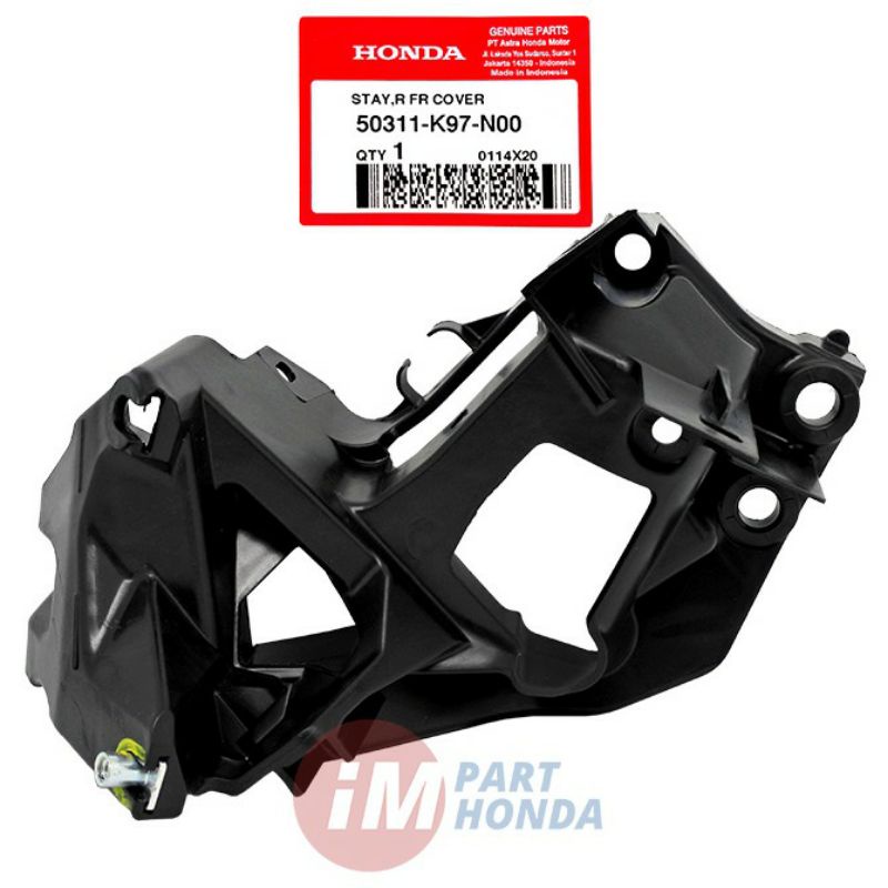 Dudukan Panel Tameng PCX 150 Lokal Kanan, Stay R front K97 Original 50311-K97-N00
