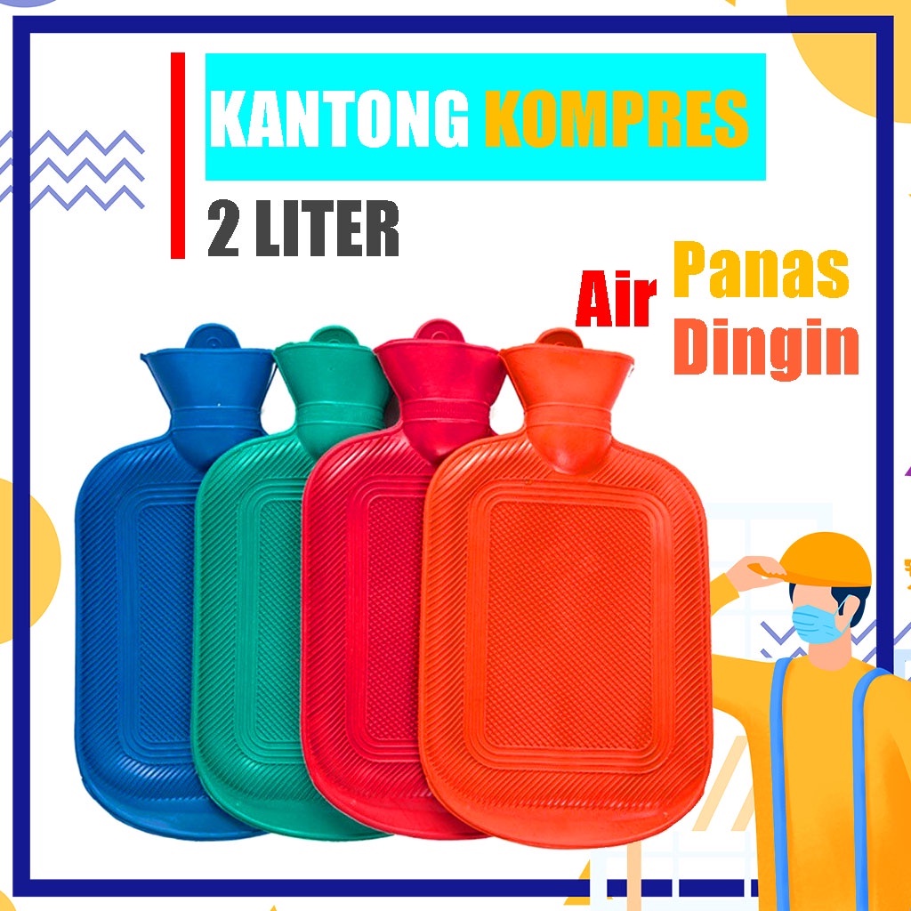 Kantong Kompres Air Panas Dingin Peralatan Anak Sakit &amp; Dewasa - Alat Kompres Panas Dingin 2 liter