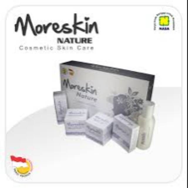 Paket perawatan wajah moriskin Nasa, cream wajah glowing, cream pencerah wajah, cream awet muda