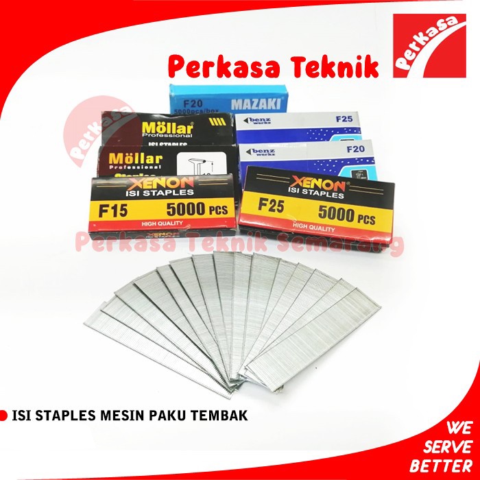 

Isi Staples / Paku Tembak Angin Air Nailer Refill F15
