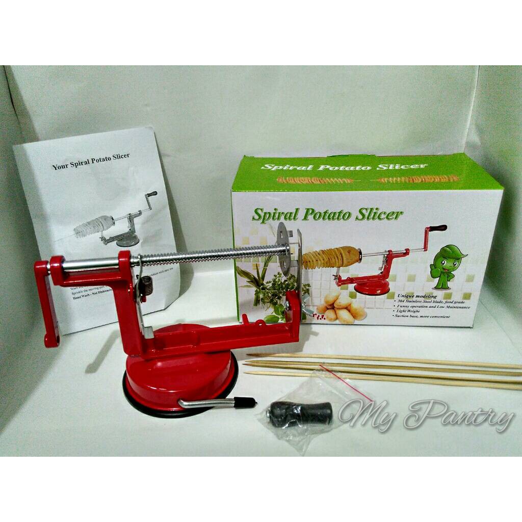 Spiral Potato Slicer / Alat pemotong kentang spiral pemotong kentang gelombang
