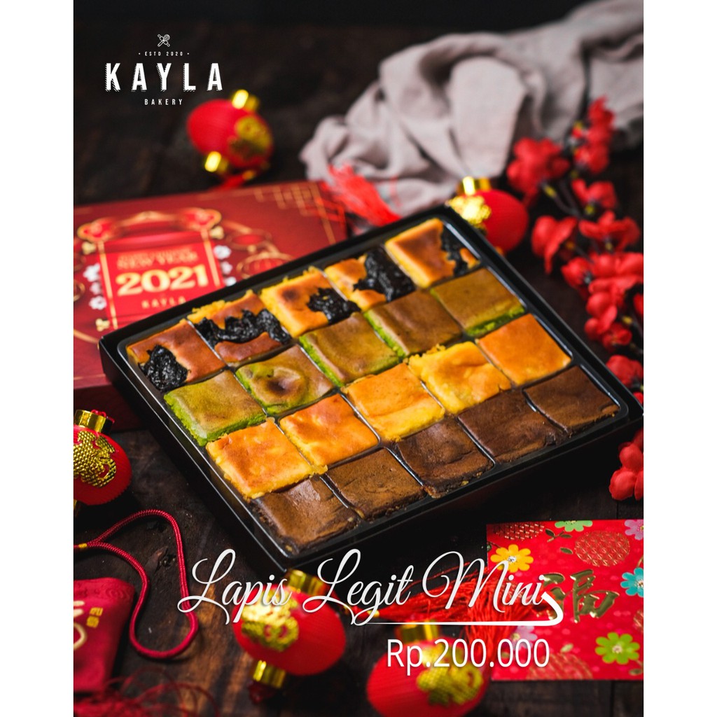 

[KAYLA BAKERY} Lapis Legit Mini 20 Sekat