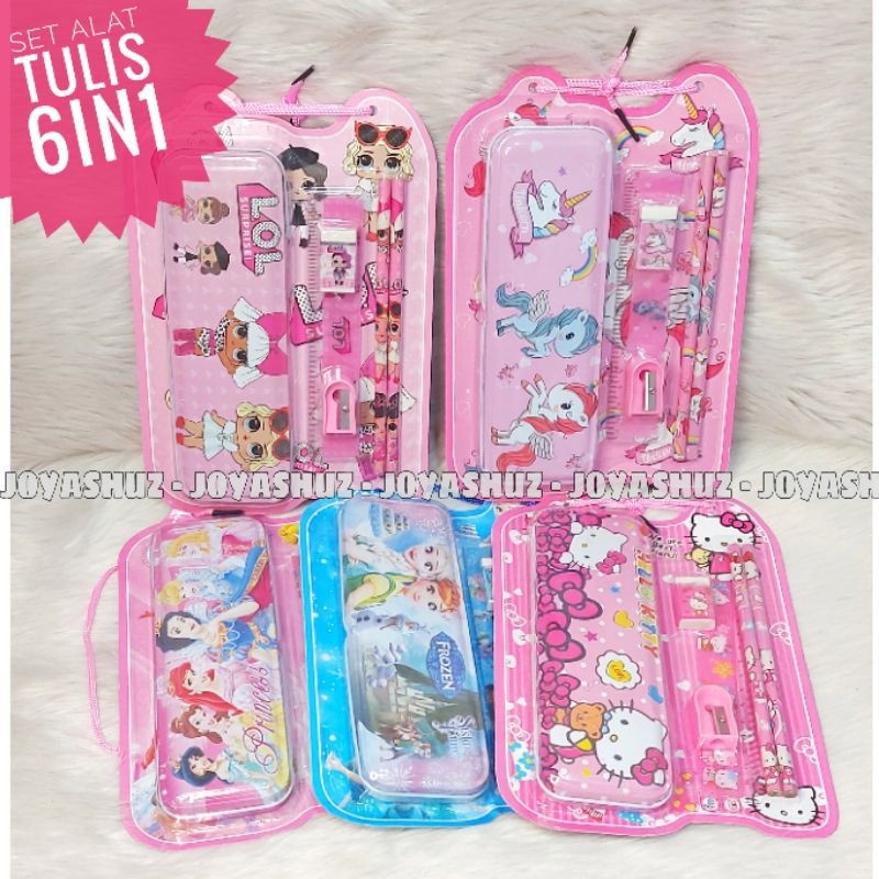 

#6765# Set Alat Tulis 6in1 - Perlengkapan Sekolah Anak - Peralatan Menulis - Stationery Set