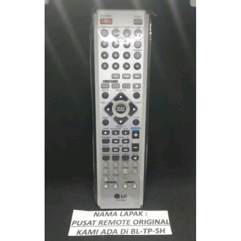 REMOTE REMOT HOME THEATER LG AKB3 PUTIH ORIGINAL ASLI