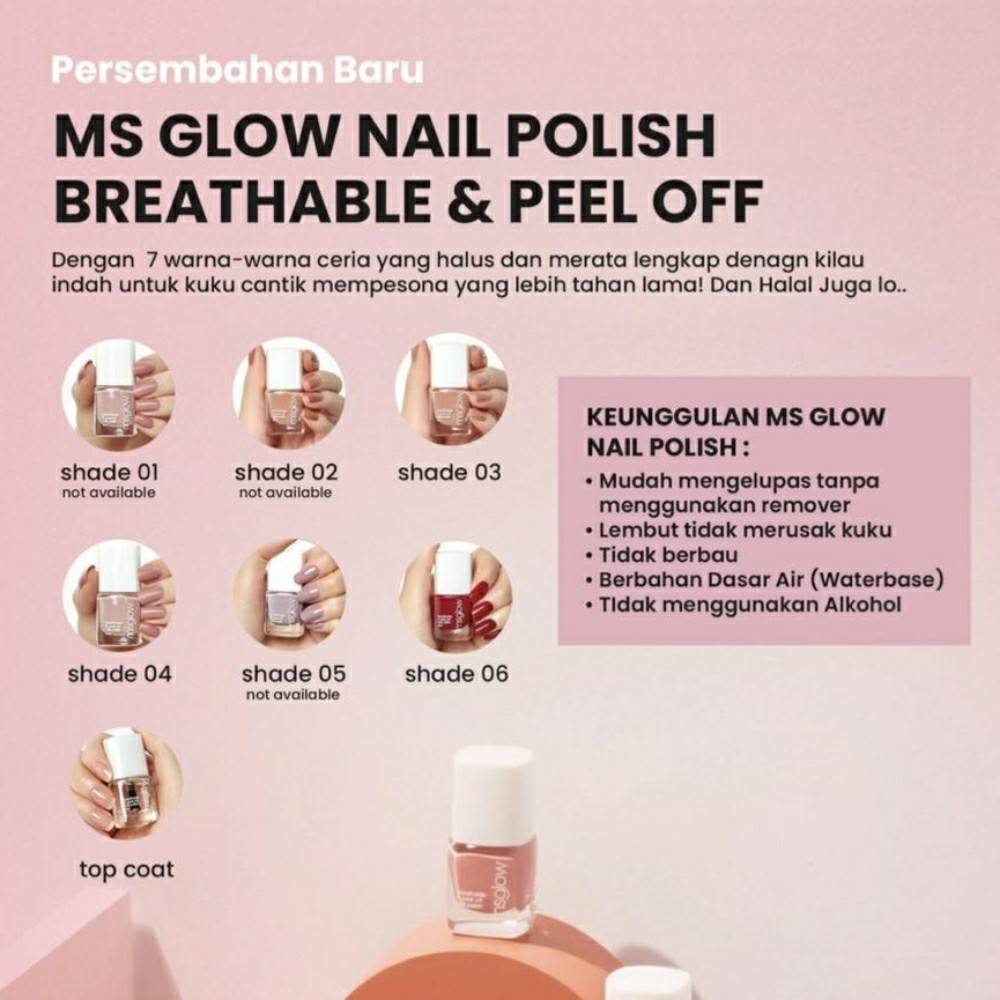 MS GLOW PEEL OFF NAIL POLISH