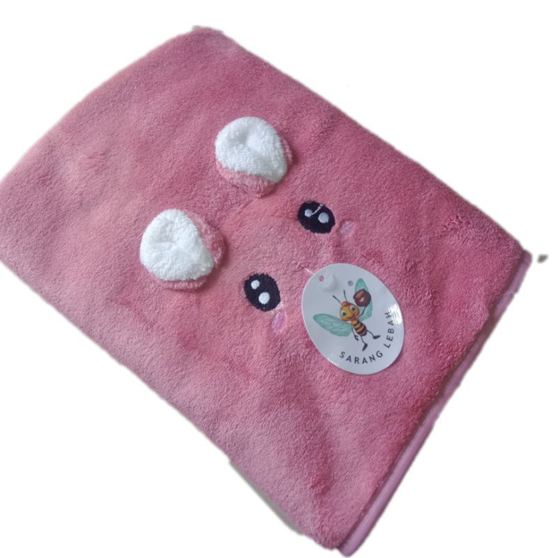Handuk Bayi Lembut Murah UK 50X100 CM-PLUM