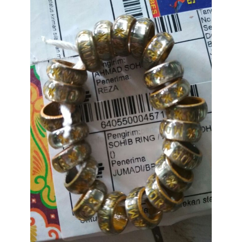 Ring merpati model baja ketrok donat slim Rp 2300/ bj