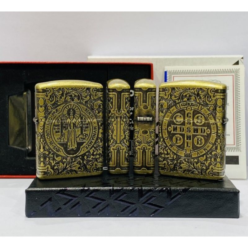 Original Zippo Armor St Benedic 29719