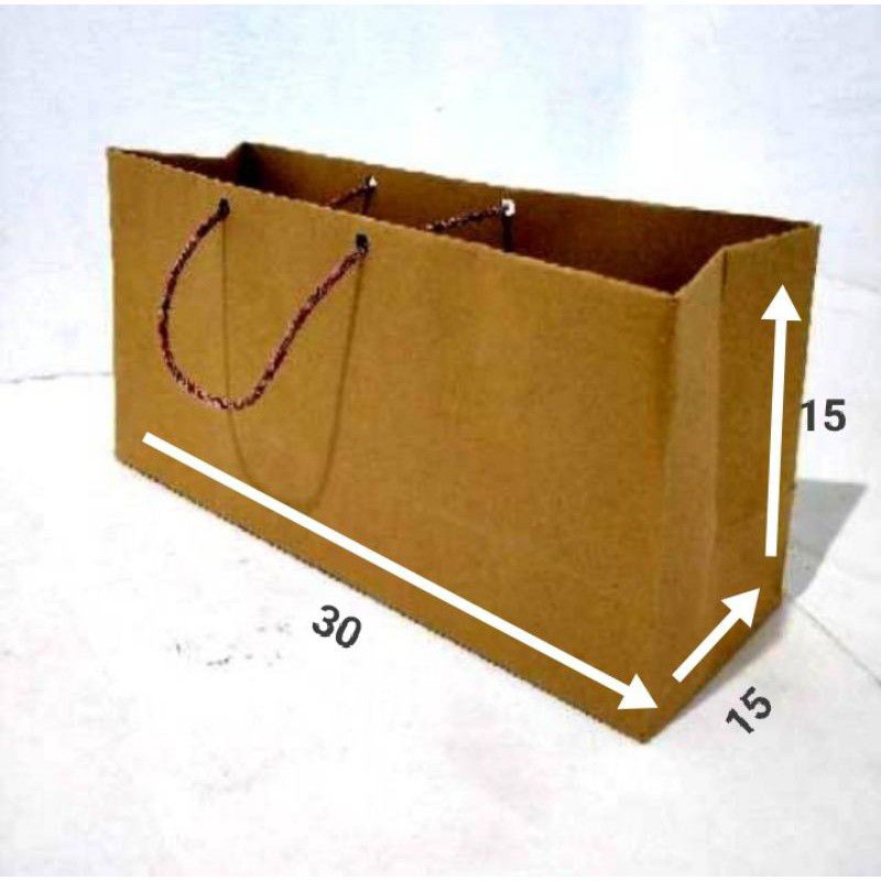 

paperbag roti bolu/bandeng lancape uk 30×15×15
