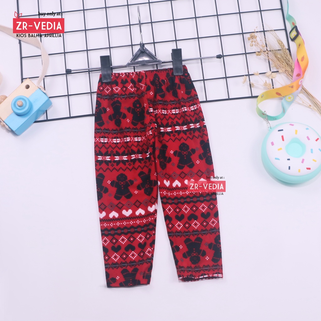 Legging Natal Anak uk 3-5 Tahun PREMIUM / Celana Panjang Anak Perempuan IMPORT SPESIAL CHRISTMAS