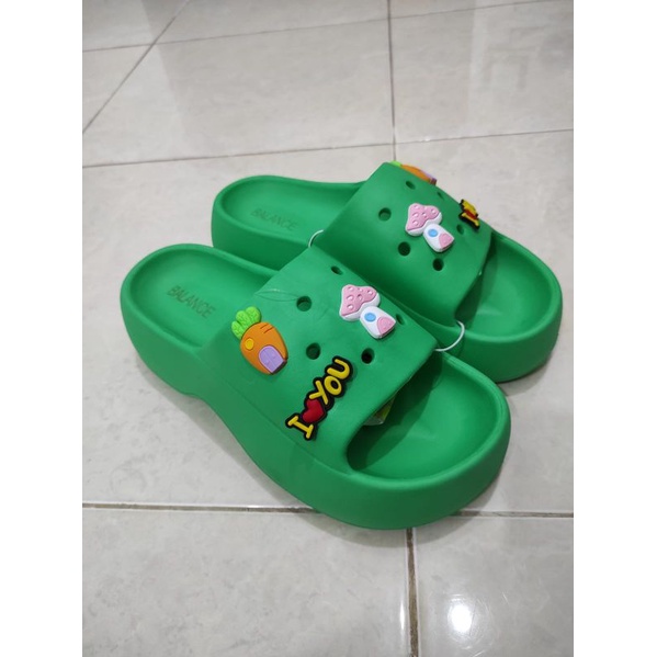 Sandal Selop Wedges Candy Sandal Viral Tiktok Para Artis 7002 Sandal Fuji