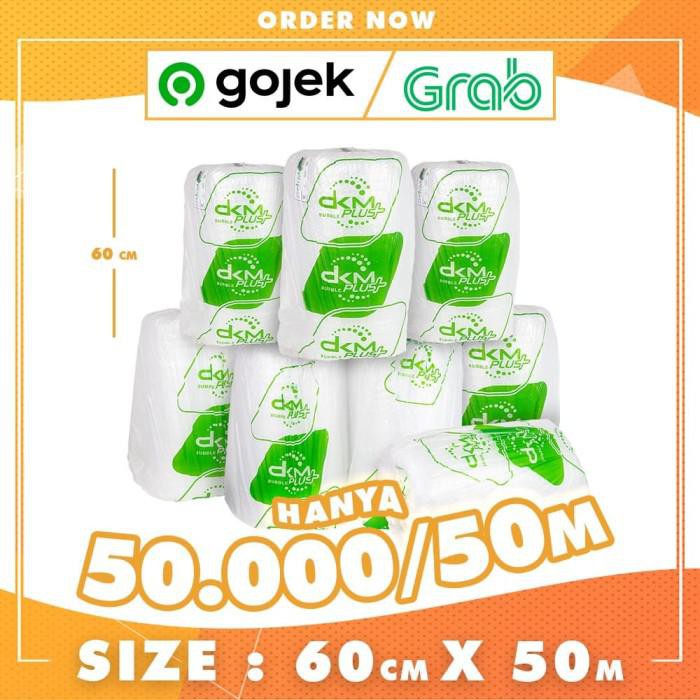 

PROMO - BUBBLE WRAP MURAH ROLL 60CM X 50 METER PUTIH BUBLE WRAP - DKM - DKM Hitam 60