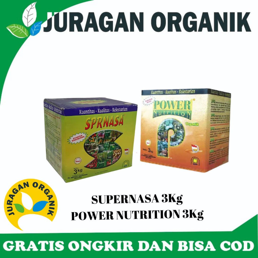 Pupuk Sawit Nasa / Pupuk Sawit Agar Buah Lebat Power Nutrition 3kg - Supernasa 3kg / Pupuk Sawit Org