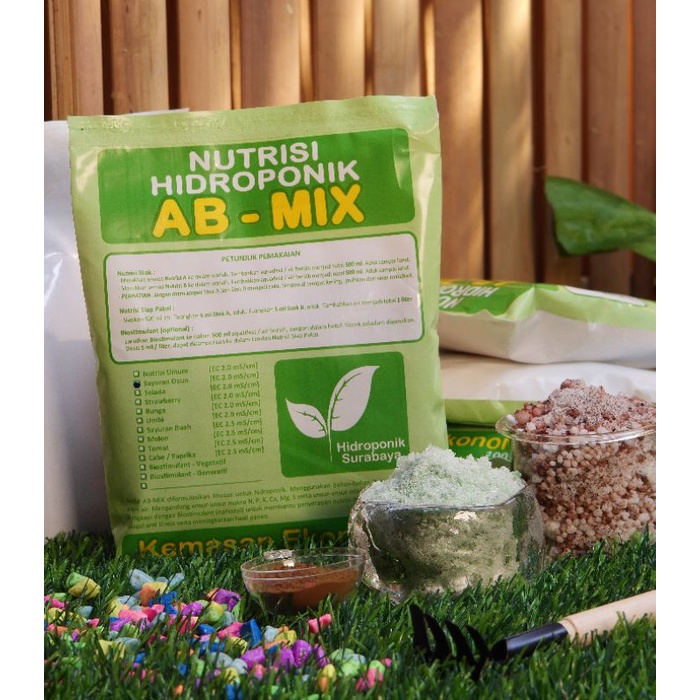 Nutrisi AB Mix Hidroponik Surabaya untuk sayuran daun