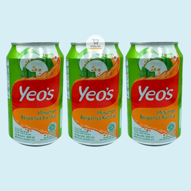 [3kaleng] Yeos Drink Chrysanthemum/Wintermelon Kaleng 300ml Teh Bunga Krisan/Kundur Yeo's
