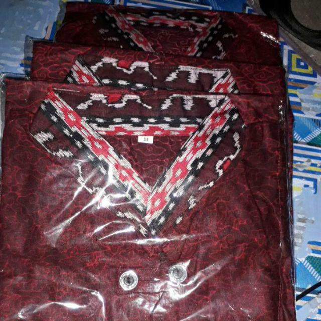 Blus Batik Wanita Ll Batik Seragam Ll Batik Pekalongan Ll Batik Murah