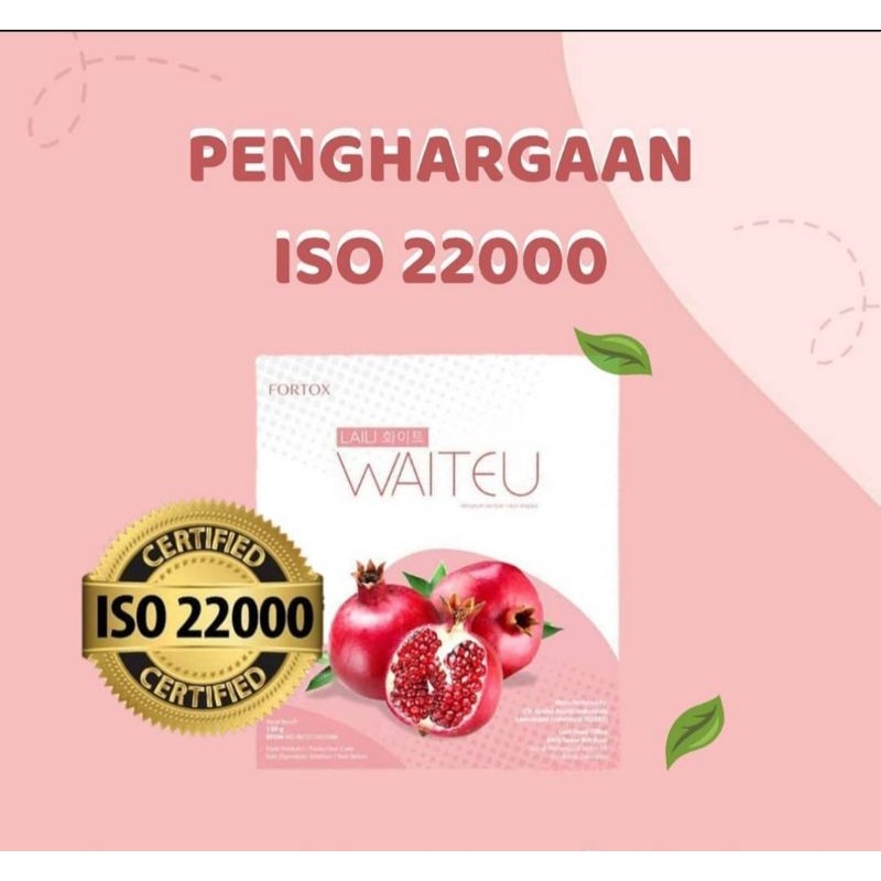 READY WAITEU High Collagen Drink | BPOM | HALAL | Minuman Collagen | Minuman Antioksidan | Minuman K