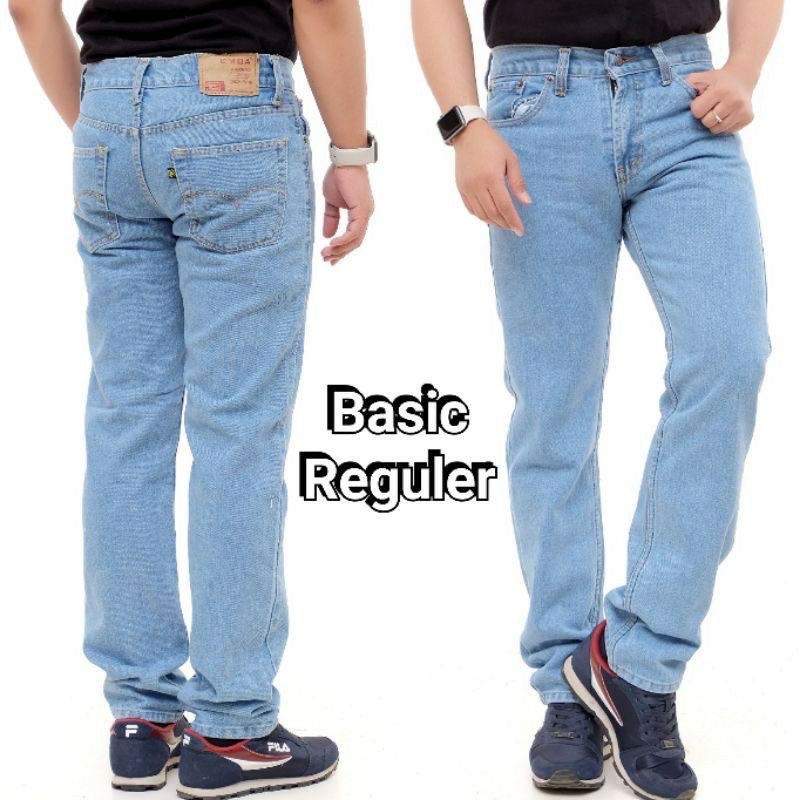 CELANA PANJANG JEANS PRIA REGULER BERKUALITAS 27-38 TERLARIS