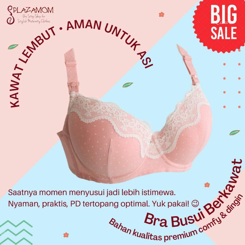 BRA MENYUSUI KAWAT KUALITAS PREMIUM PBH288M - kawat aman buat busui!