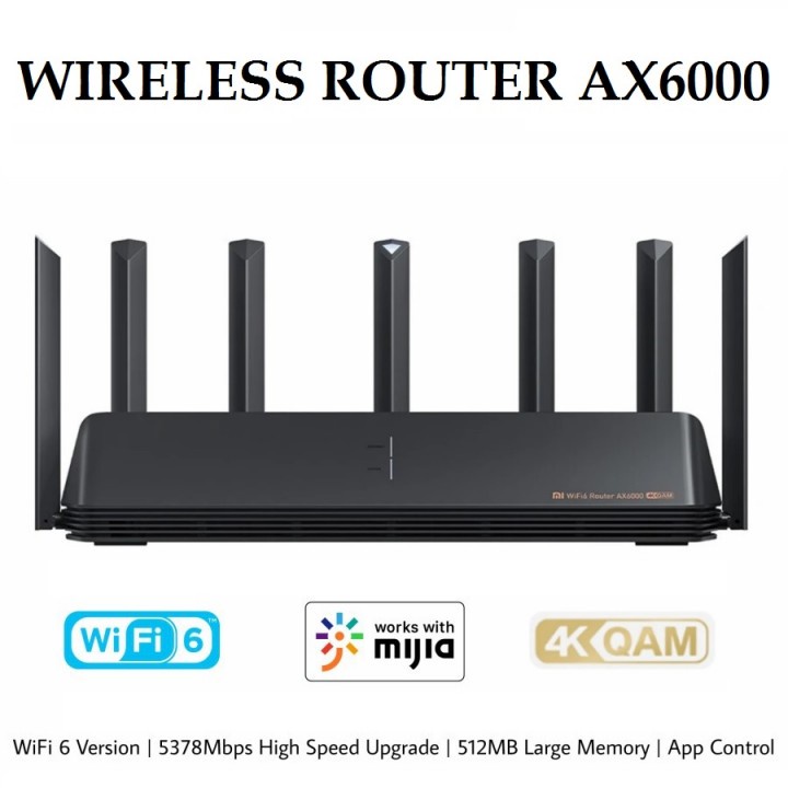 XIAOMI Mi WiFi Router AX6000 WiFi 6E Up To 6000Mbps - Support OpenWRT