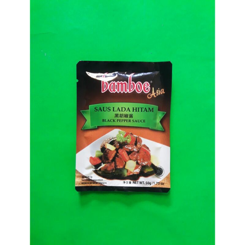 

BAMBOE Saus Lada Hitam ( Black Pepper Sauce)