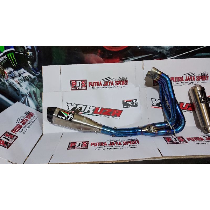 Ready knalpot yakuza f1 full system kumplit pnp