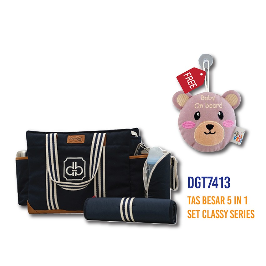 Dialogue Baby Tas Besar 5 In 1 Set Classy Series DGT7413 Dialogue Baby Tas Besar 5 In 1 Set Classy Series DGT7413