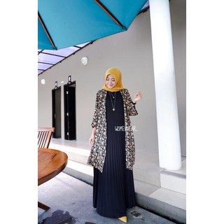 BAH818 Lipit dress premium plisket dress plisket maxy BAH818 Lipit dress premium plisket dress plisket maxy