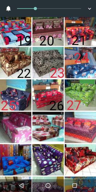 Pengganti cover/sarung sofabed no.1 uk-200x180x20/no.2 uk-200x160x20