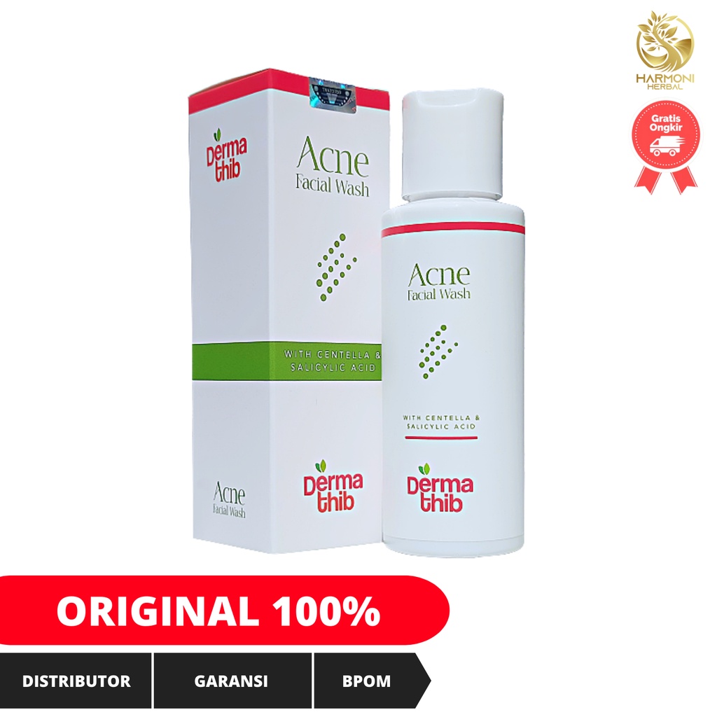 Sabun Muka Anti Jerawat Dermathib Acne Facial Wash 100ml