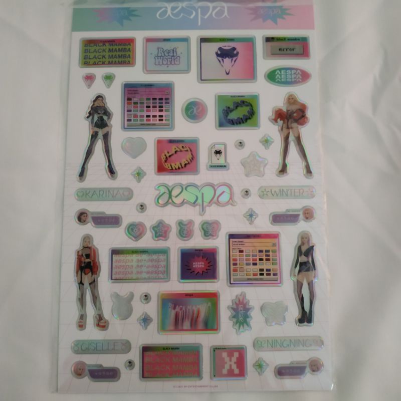 EPOXY AESPA STICKER ONLY