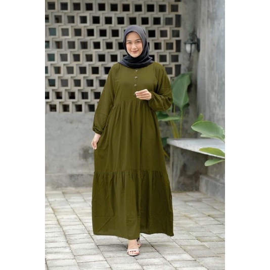 gamis twill ori pekalongan / gamis terbaru / gamis kekinian / gamis rayon premium / gamis remaja ter