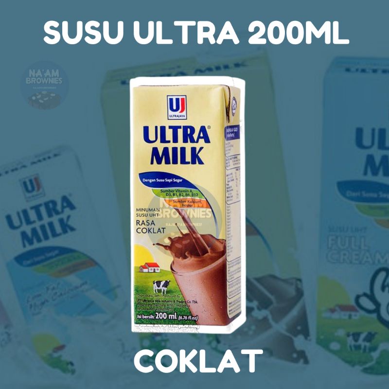 TAMBAHAN SUSU ULTRA MILK 200Ml murah