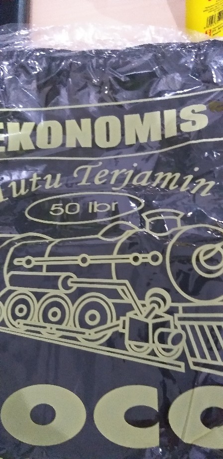 Kantong Plastik Kresek Hitam Loco 28x48cm