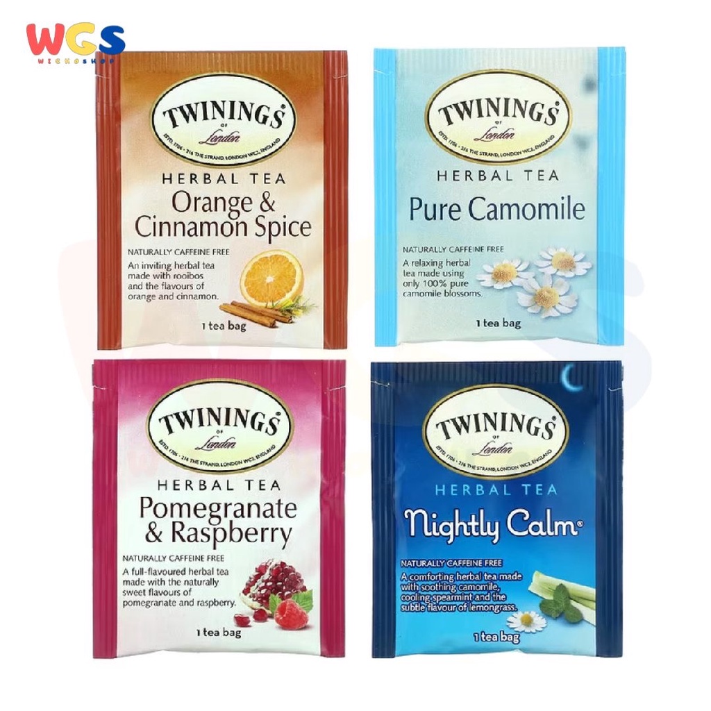 Twinings of London Assorted Herbal Tea Caffeine Free 20s x 1.7g