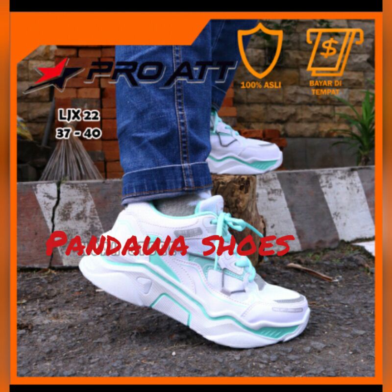 sepatu proatt LJx22 sneakers putih wanita - proatt ljk22 ljx21-snr22- lip 501- smx 02