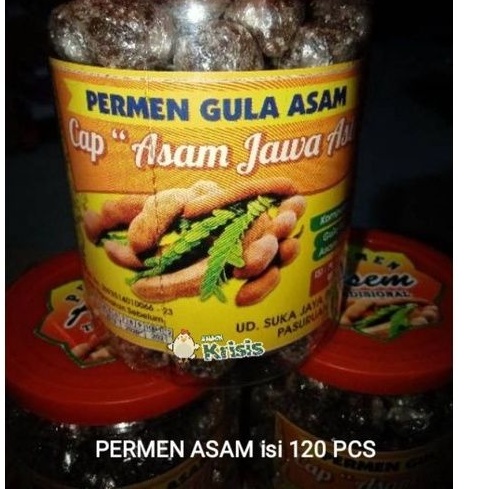 

PERMEN GULA ASAM JAWA ASLI 1 TOPLES ISI 120 PCS PERMEN ASEM ASLI