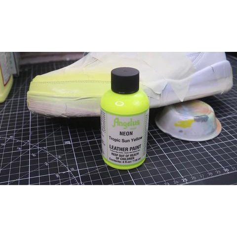 Angelus Leather Paint NEON Colour 4oz 118ml