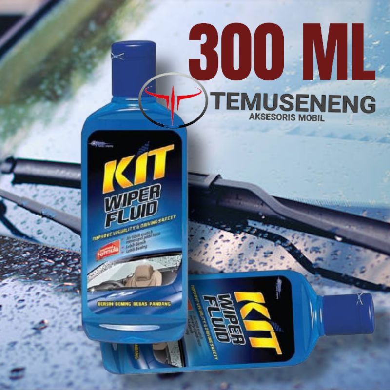 Wiper Fluid Kit 300 Ml Cairan Wiper Mobil Pembersih Kaca Mobil Wiper 300Ml Kemasan Botol