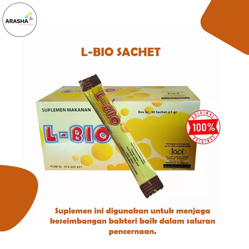 L-BIO L BIO Serbuk Sachet Obat Diare Anak/Mencret/Saluran Pencernaan- probiotik