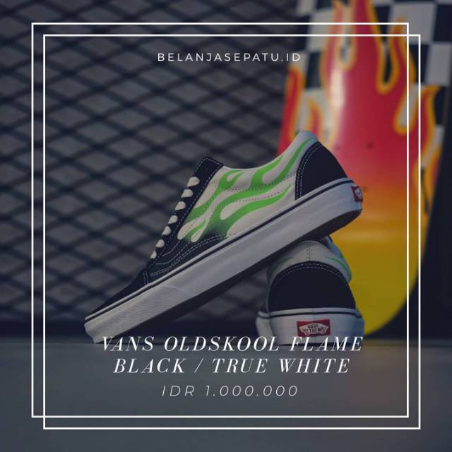 Vans Old Skool Flame Black