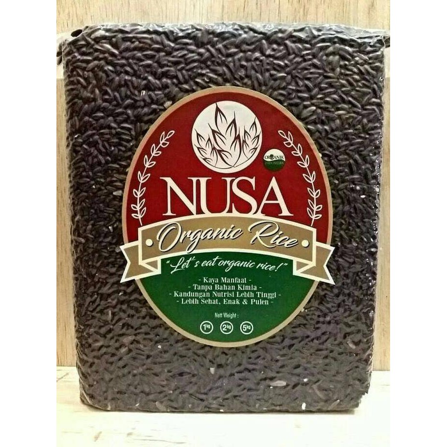 

BERAS- BERAS HITAM ORGANIK KUALITAS EKSPOR (BERSERTIFIKAT) 1 KG -UNGGULAN.