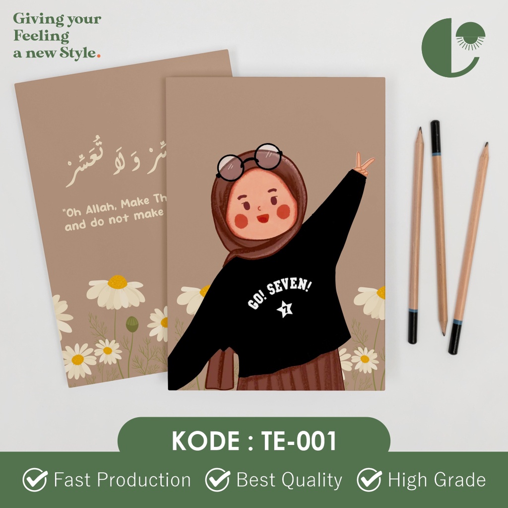 

Sampul Buku Custom | Sampul Aesthetic | Sampul Custom Nama | Free Desain - TE-001