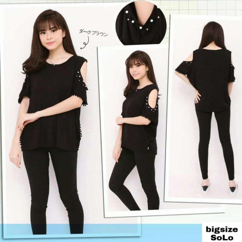 (LD 120cm) XXXL ATASAN BIGSIZE VEGA PAKAIAN WANITA ATASAN BIGSIZE JUMBO VEGA